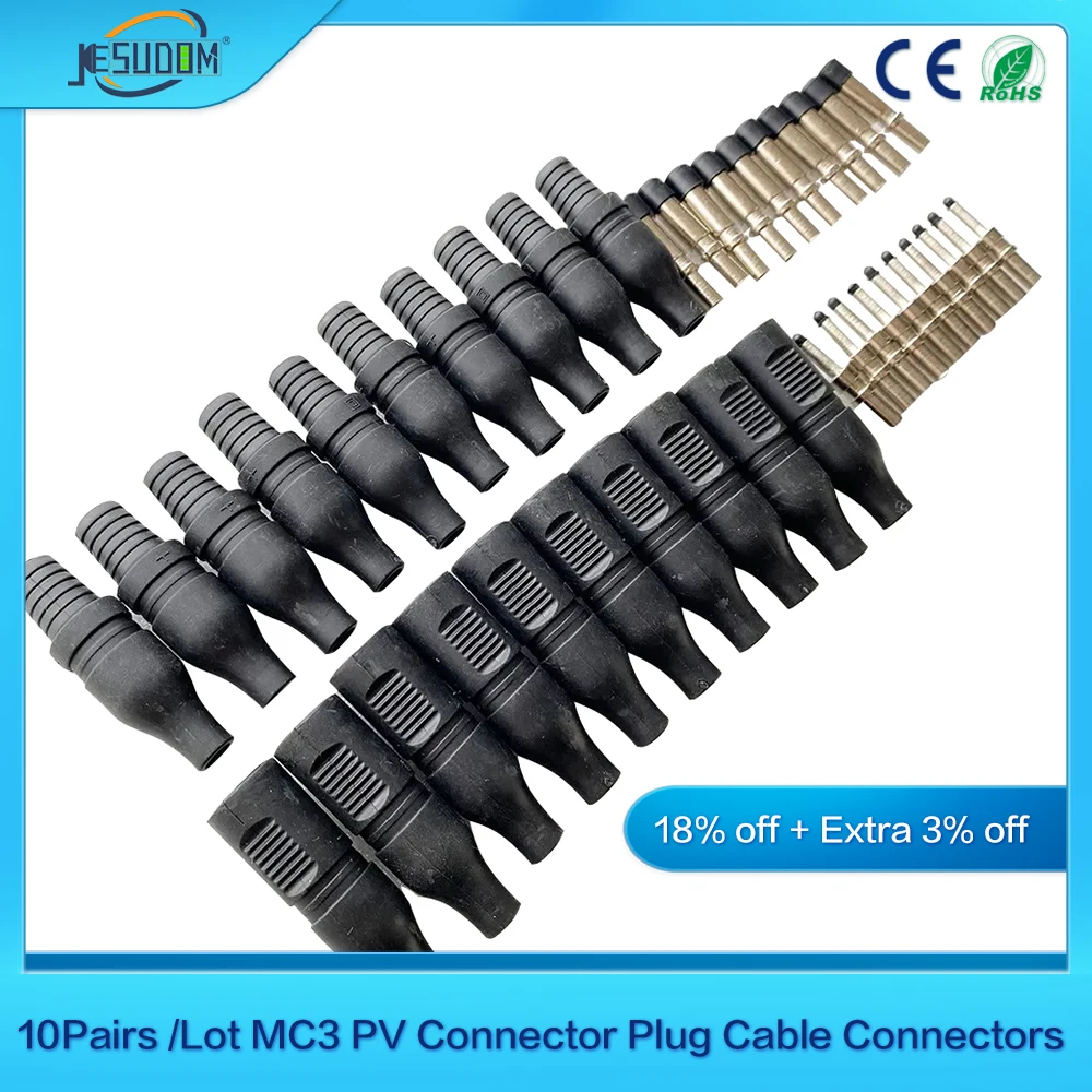 Connecteur de câble solaire mâle et femelle de type Y, 1 paire x 1 à 4,  IP67 1 à 4 Y 4Y - AliExpress
