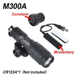 Tactical Scout LED Weapon Flashlight for Hunting and Airsoft Games (BK M300A SF Mark)