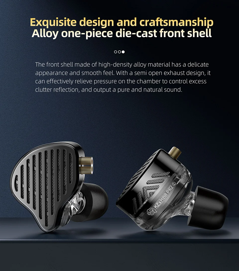 KZ X HBB PR2 Real Planar Magnetic Driver In-Ear Monitor description image 7