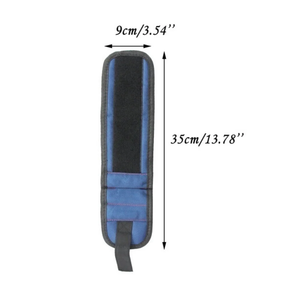Knitting Tool Organizer Magnetic Wristband with Strong Magnets for Holding Screws Nails Drill Bits Tool Bag For Auto Repair Knitting Storage