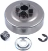 3/8 6T Clutch Drum Sprocket Washer E-Clip Kit for STIHL Chainsaw MS170 MS180 MS210 MS230 MS250 017 018 021 023 025 1123 640 2003 6