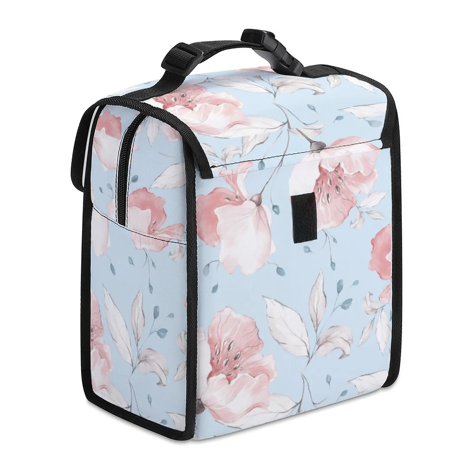 Big Flower Women's Thermal Lunchbox Sandwich Bag Work Thermal Lunch Box for Food Multipurpose Lunch Bags Custom Print Food Bag