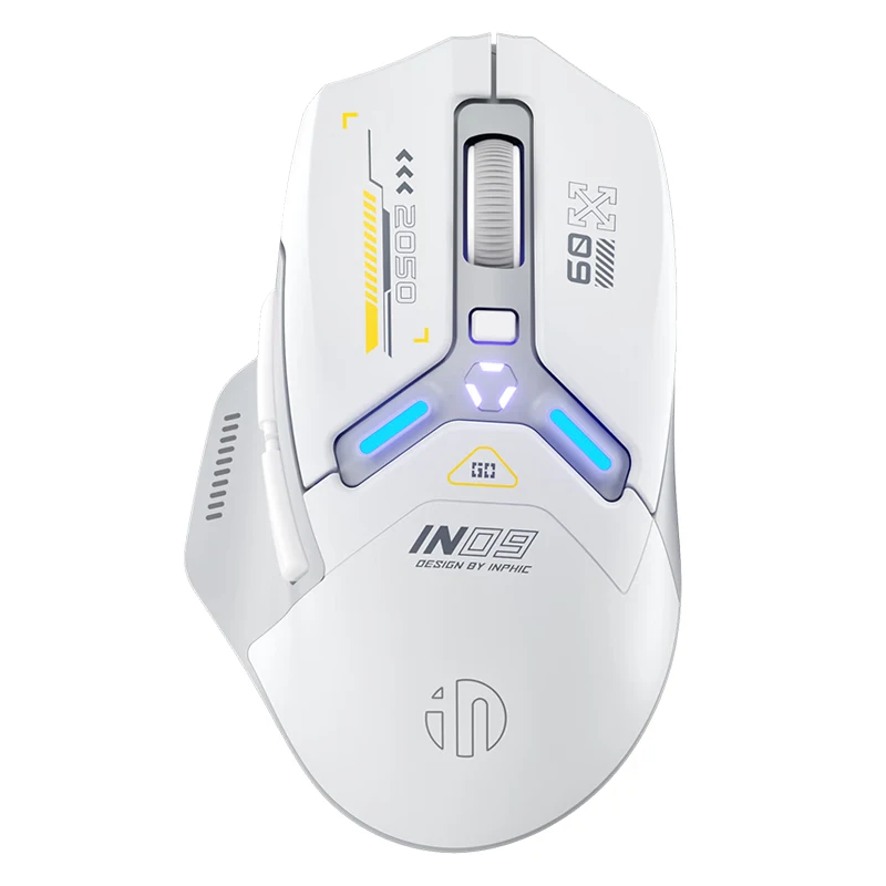 Gaming Mouse Inphic IN9 Wireless Gaming Mouse Rechargeable Bluetooth RGB Lighting Desktop