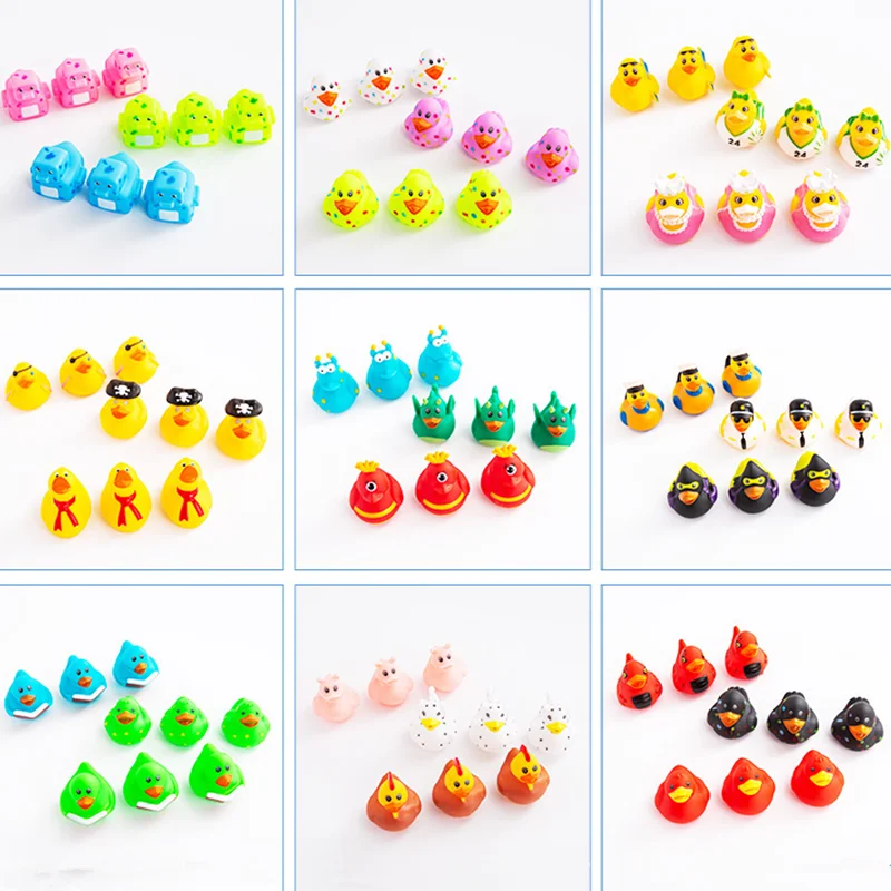 NEW Rubber Duck Kids And Toddler Toy Duck Baby Bath Toys Summer Beach Shower Game Toy Birthday Gift For Children 4