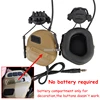 Airsoft Communication Headset Paintball CS Tactical Headsets Combat Hunting Shooting Headphone for 19-21 Mm Helmet Rails 2