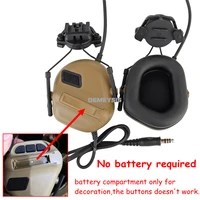 Airsoft Communication Headset Paintball CS Tactical Headsets Combat Hunting Shooting Headphone for 19-21 Mm Helmet Rails 2