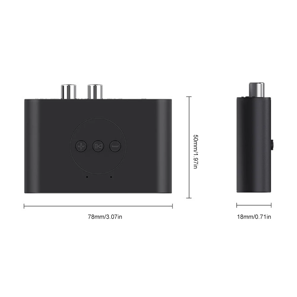 차량용 USB 스테레오 음악 무선 어댑터, 지지대 USB 플래시 드라이브 재생, NFC Bluetooth-Compatible5.2 이중 출력, 1 견인 2 개