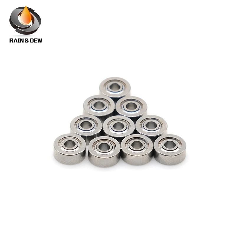 Rolamentos de Esferas do Modelo rc Smr62zz Mr62zz 2x6x2.5 mm 10 Peças Aço Inoxidável