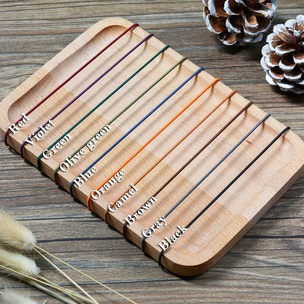 10 Pieces a Set Spare Rubber Band Leather Notebook Accessory for Travelers Notebook Repair Elastic String Bungee Cord 3