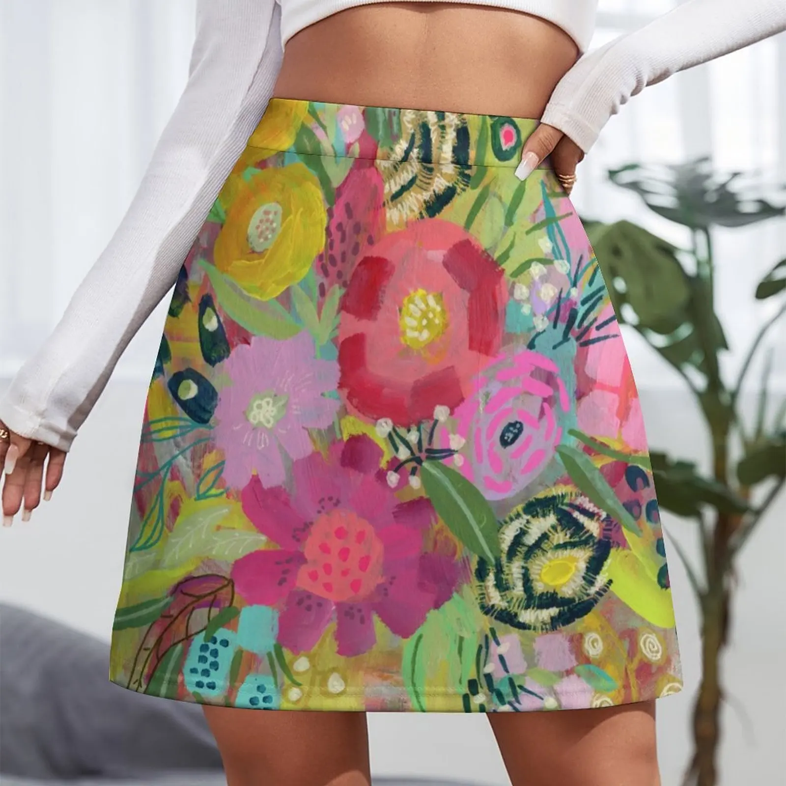 kaleidoscope Mini Skirt midi skirt for women Women's clothing