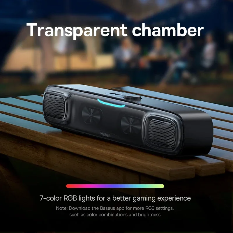 Desktop Mini Soundbar Bluetooth 5.3 Tri-Mode Audio 3D Soundscape Surround Subwoofer Laptop Speaker Speaker bluetooth speaker computer speaker desktop speakers