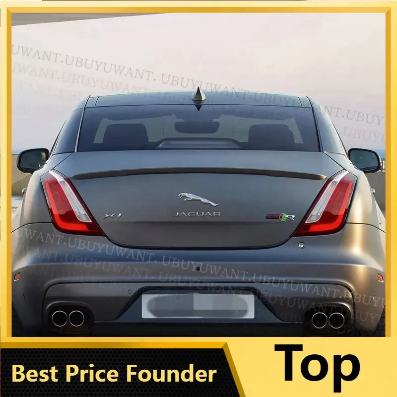 

For Jaguar XJ 2011-2017 High Quality Carbon Fiber Material Rear Roof Spoiler Tail Trunk Wing Boot Lip Molding Car Styling