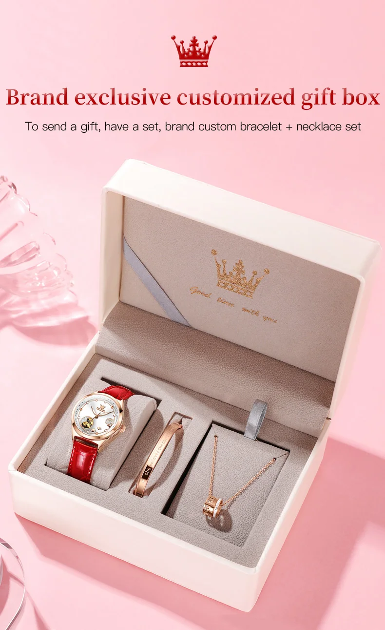 OLEVS 6601 Luxury Women's Mechanical Watch description image 5