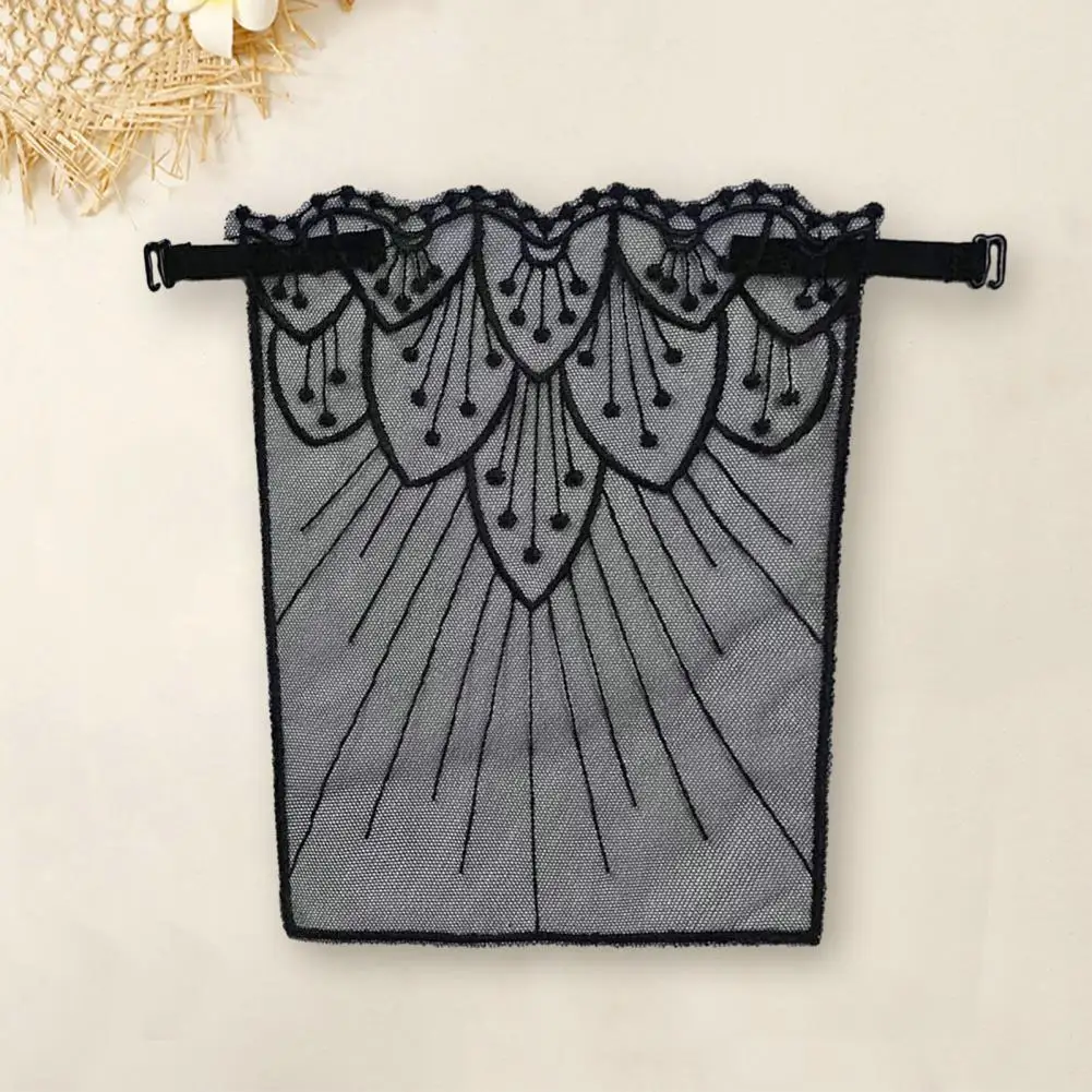 Breathable Fabric Tube Top Backless Tube Top Breathable Lace Decorative Chest Anti-slip Modesty Panel for Underwear
