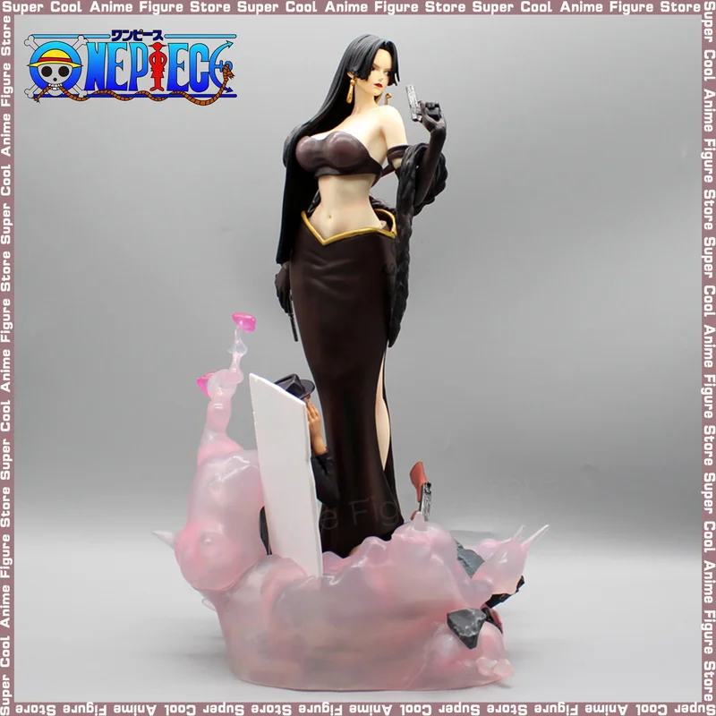 

Anime One Piece Action Figure Oka Shichibukai Boa Hancock Figures Suit Thug Model Lightable Pvc Collectible Toys Gifts For Child