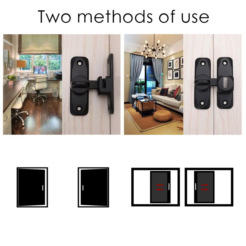 Description Picture 2 of itemZinc Alloy No Punching Cam Cylinder Locks Lock Door Bolt Sliding Door Latch Sliding Door Lock Anti-theft Buckle