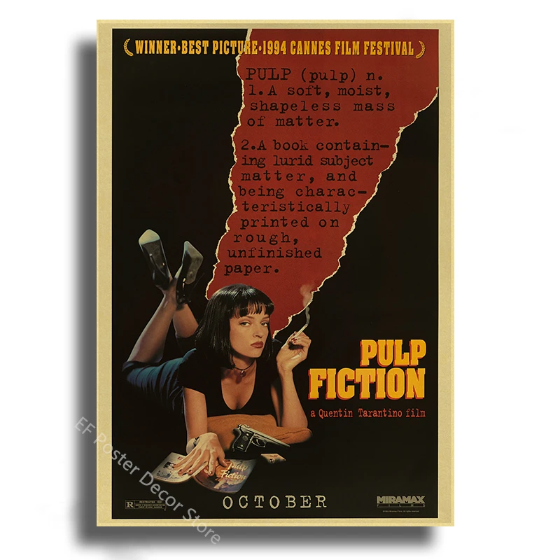 Old Movies Poster Prints Posters Vintage Movie Home Room Club Cinema Wall Decoration Nostalgic Art Picture Film Retro Painting Peckshirt