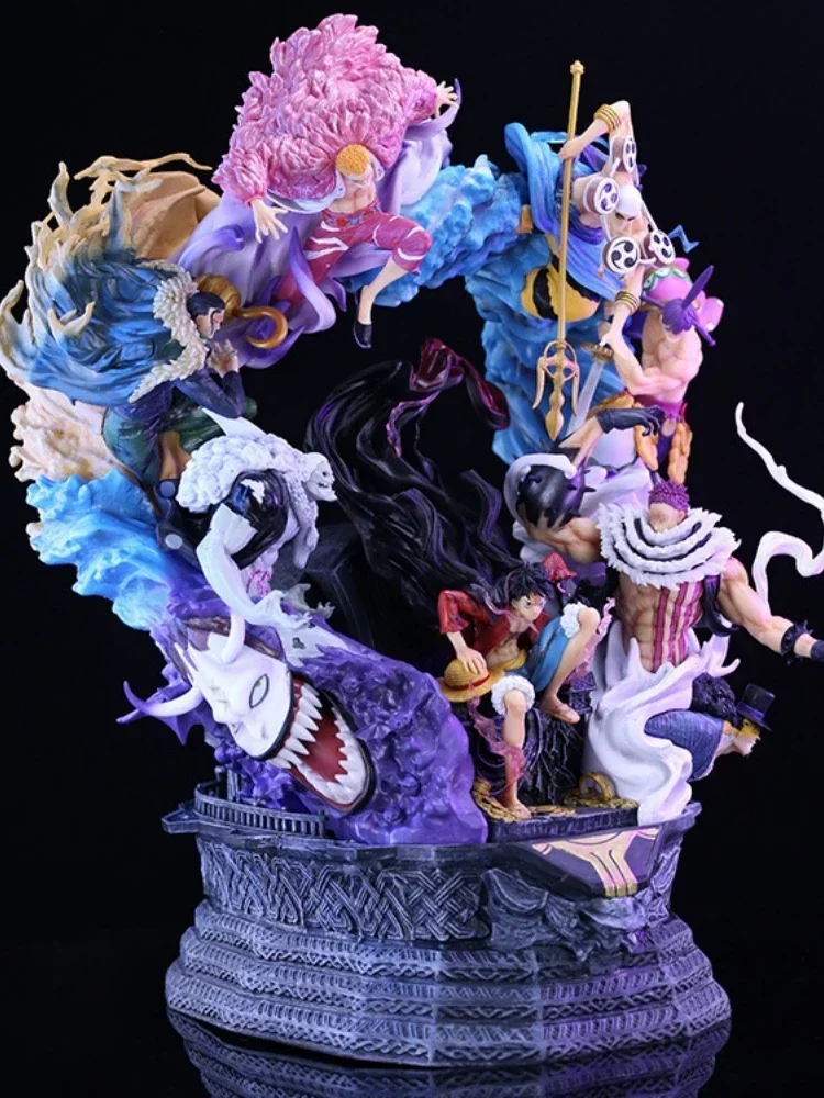 thumbnail image 1 of Figura de anime de una pieza Luffy Gk Ls Anniversary Throne Enel Katakuri Estatua de acción de PVC Figura decorativa Regalo Modelo Decorativo, 1 of 5