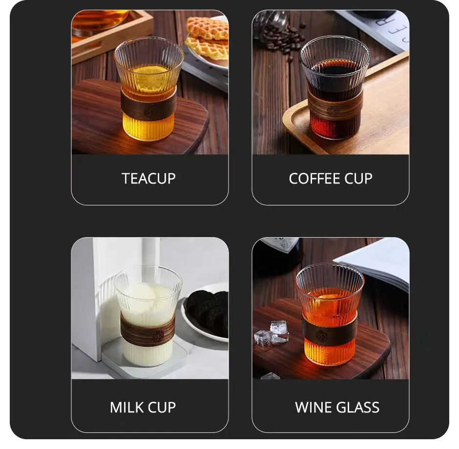 Variable Uses - Tea Cup, Coffee Cup, Cold Drink Cup, and Bar Drinks.