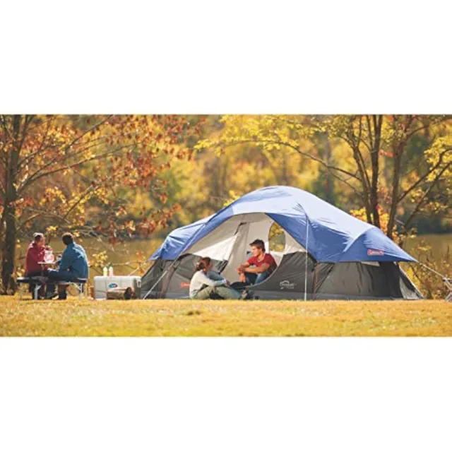Coleman Red Canyon 8-Person Camping Tent: Experience Spacious and Comfortable Camping