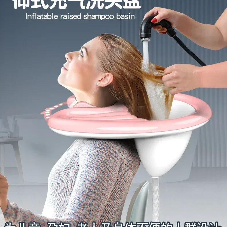 Adult upturn shampoo pregnant women shampoo hair care home basin into pregnant women wash hair