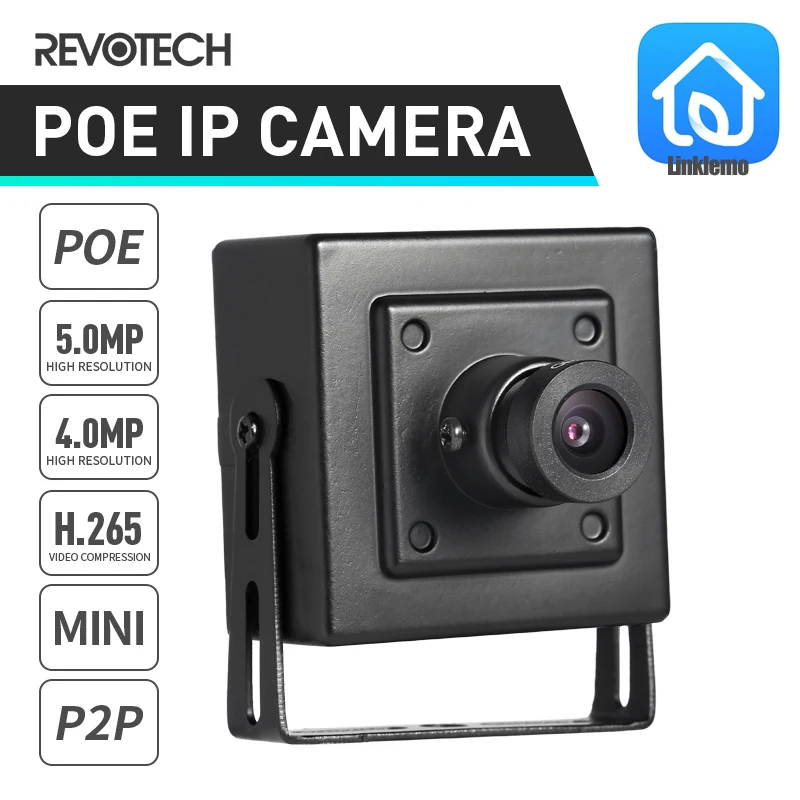 IP Camera Surveillance Camera Mini 4MP 5MP Indoor Metal