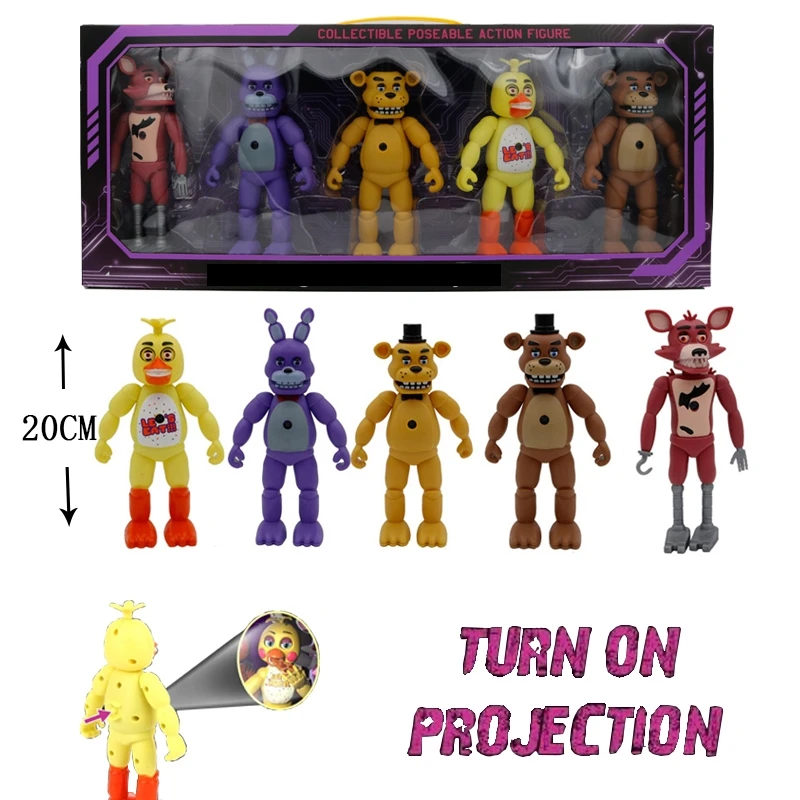 New FNAF Anime Figure Final Boss Cute Bonnie Bear Five Night Security  Breach Action Figure PVC Model Sundrop Toys - AliExpress