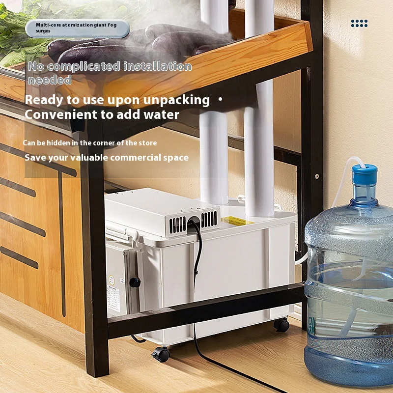 25L Large Capacity Air Humidifier Diffuser Industrial Ultrasonic Humidifier Commercial Smart Humidity Mist Maker Sprayer220-240V 4
