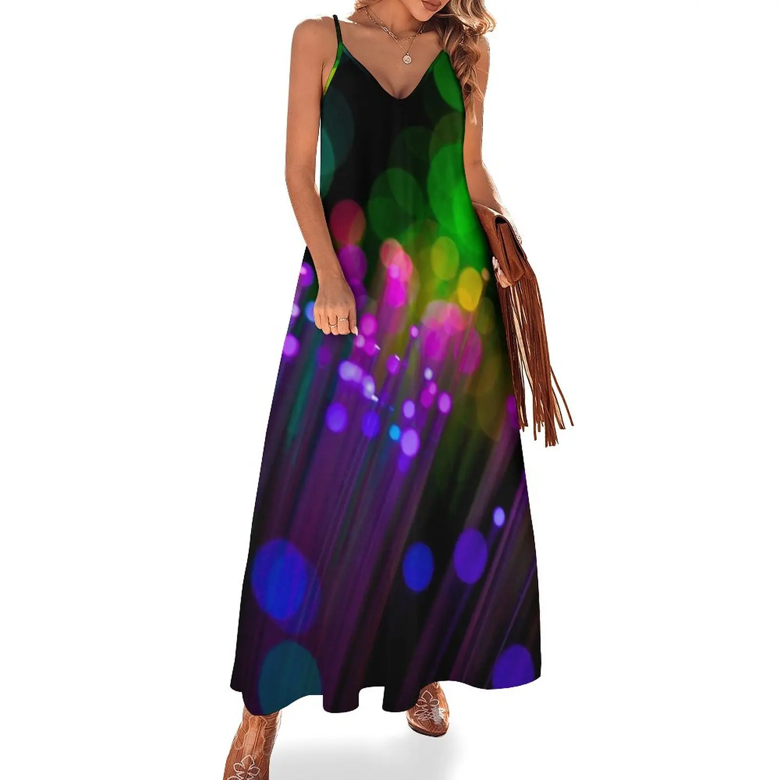 

Bubbles 5 Sleeveless Dress women long dresses elegant chic wedding evening dresses women's luxury party dress long sleeve dress