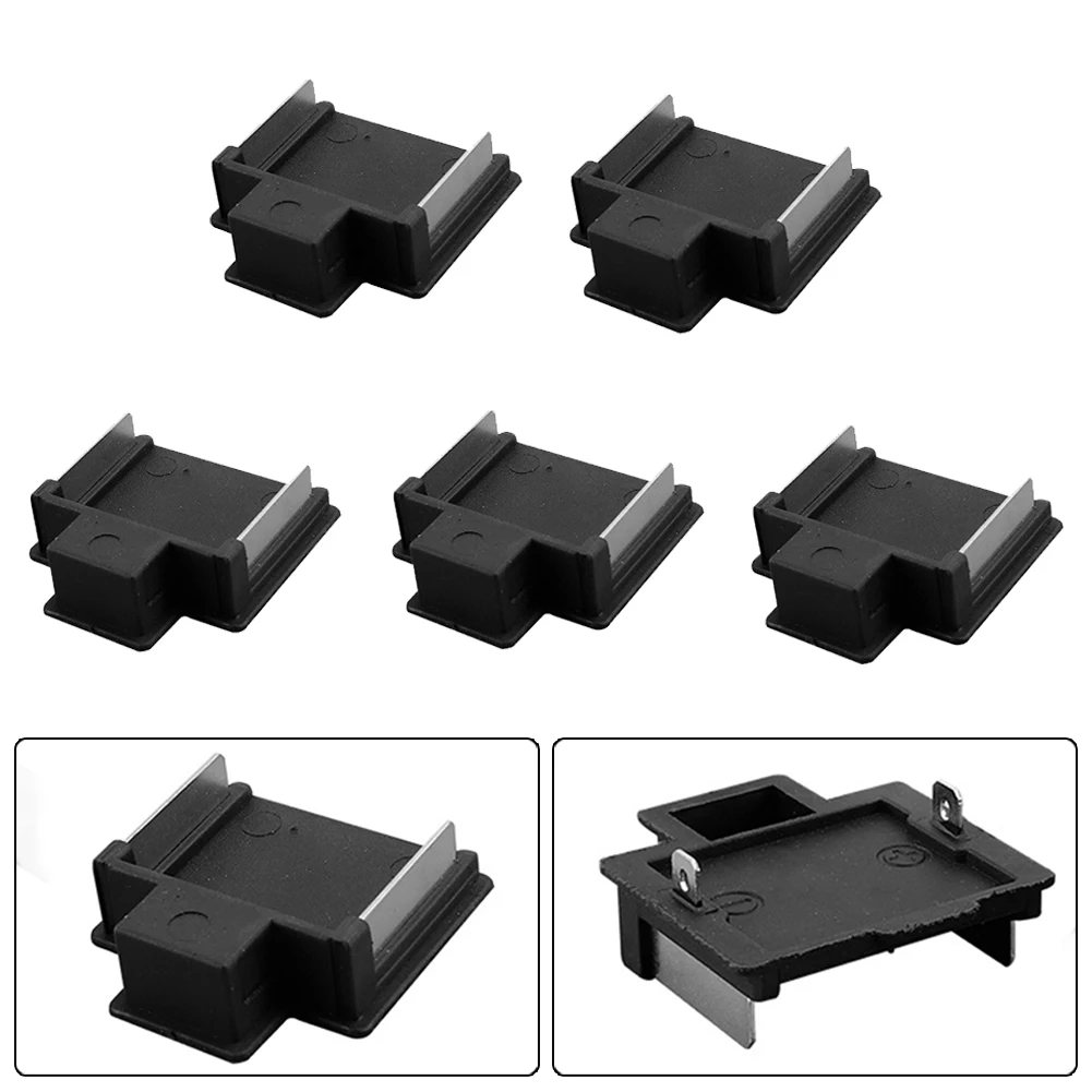 5 Pcs Battery Connector Terminal Block Lithium Battery Adapter Converter Metal For Electrical Power Tools Accessories hotend diy metal heater block heat break for 1 75mm filament 3d printer dropship