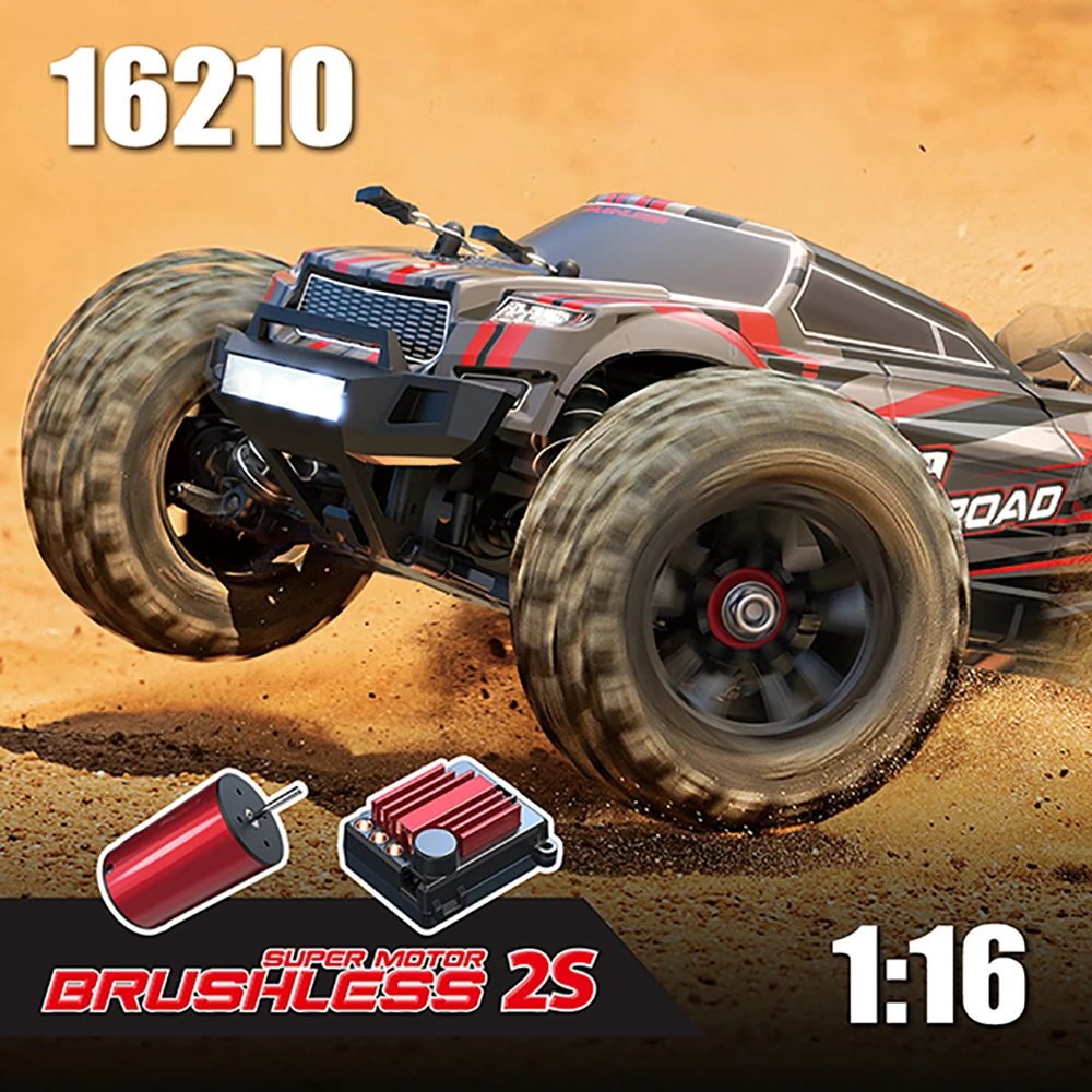 MJX Hyper Go 16208 16210 Remote Control 2.4G 1/16 Brushless RC Hobby Car Vehicle 68KMH High-Speed Off-Road Truck 6