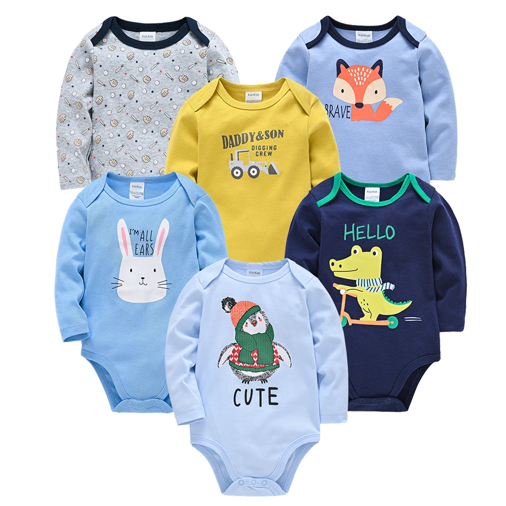Cotton Baby Bodysuit Set 5