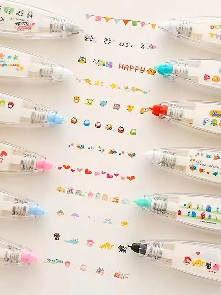 Correction Tape 1pc Cute Kawaii Mechanical Design For Decorating Diaries and School Supplies