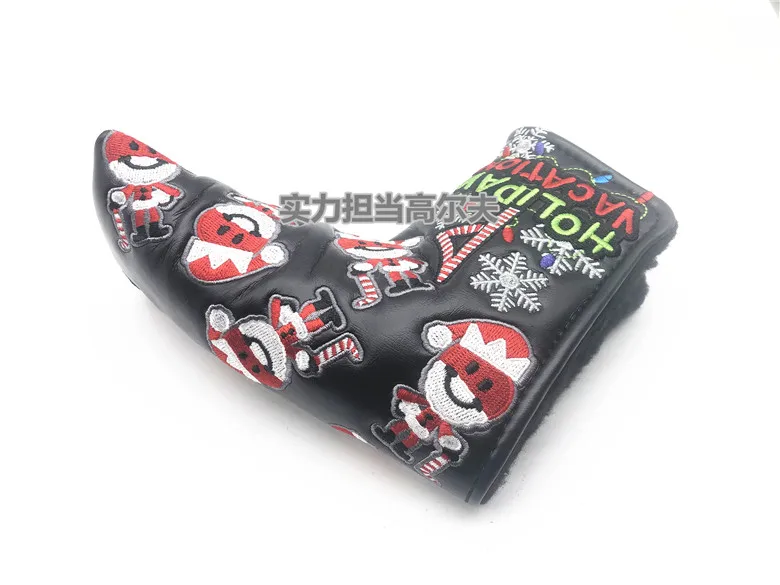 Golf Club Headcover 30 Kinds Golf Club Blade Putter Headcover Super Rat Snow Man Smiling Boxing Stripes Mouse Cherry Blossom