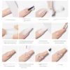 5ML Easy Stick Solid Nail Patch Gel No-Flowing Modelling Stick Tips Clear Nail Gel Gummy Adhesive Bond UV Nail Glue GY031&* 6