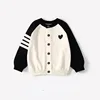 Family Matching Sweaters Autumn Winter Patchwork Long Sleeves Pullover Love Heart Knitwear Parenting Knit Cardigan Sweater H4380 4