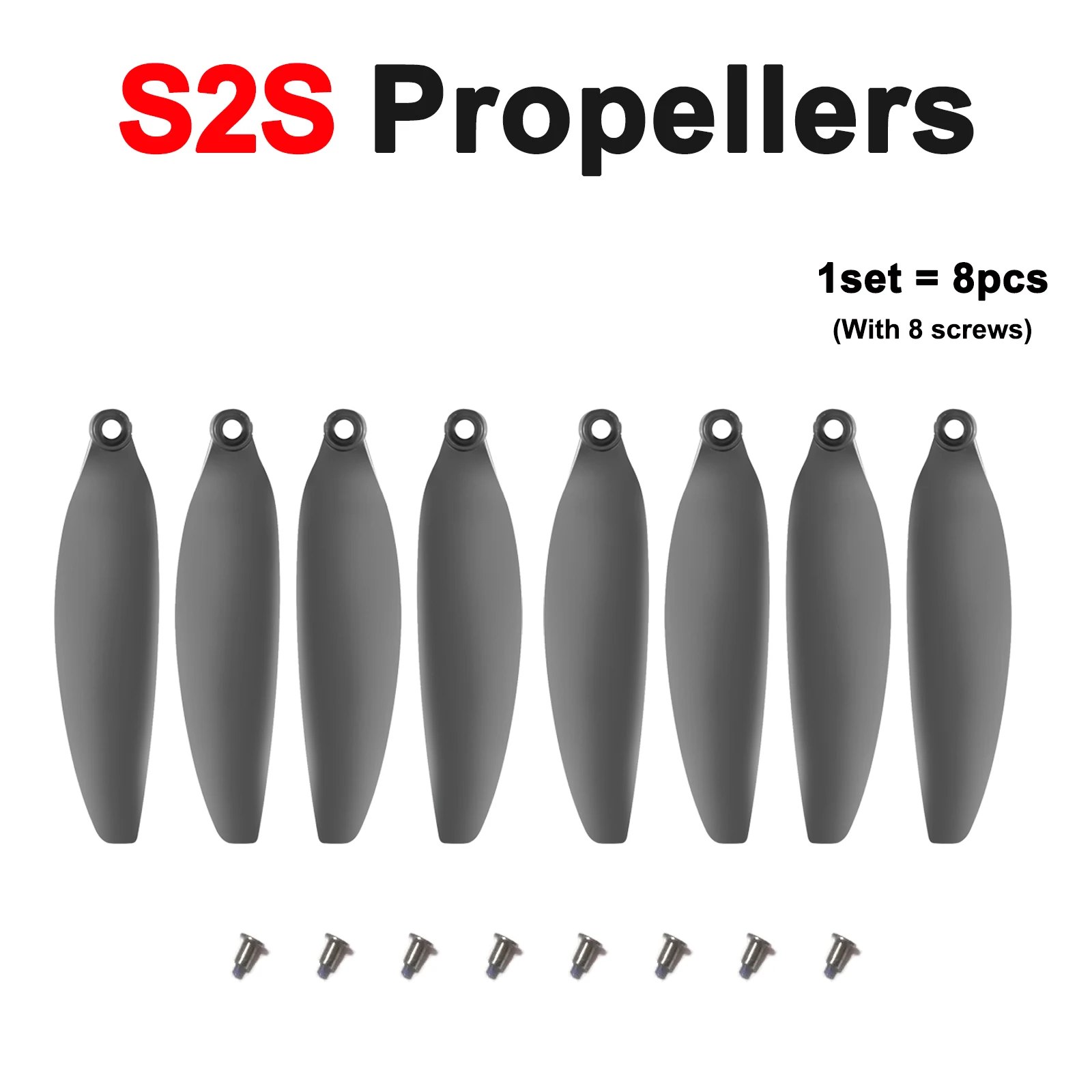 Hélices Originais para S2s Drone Mini Drone Spare Paddles Drone Acessórios Peças