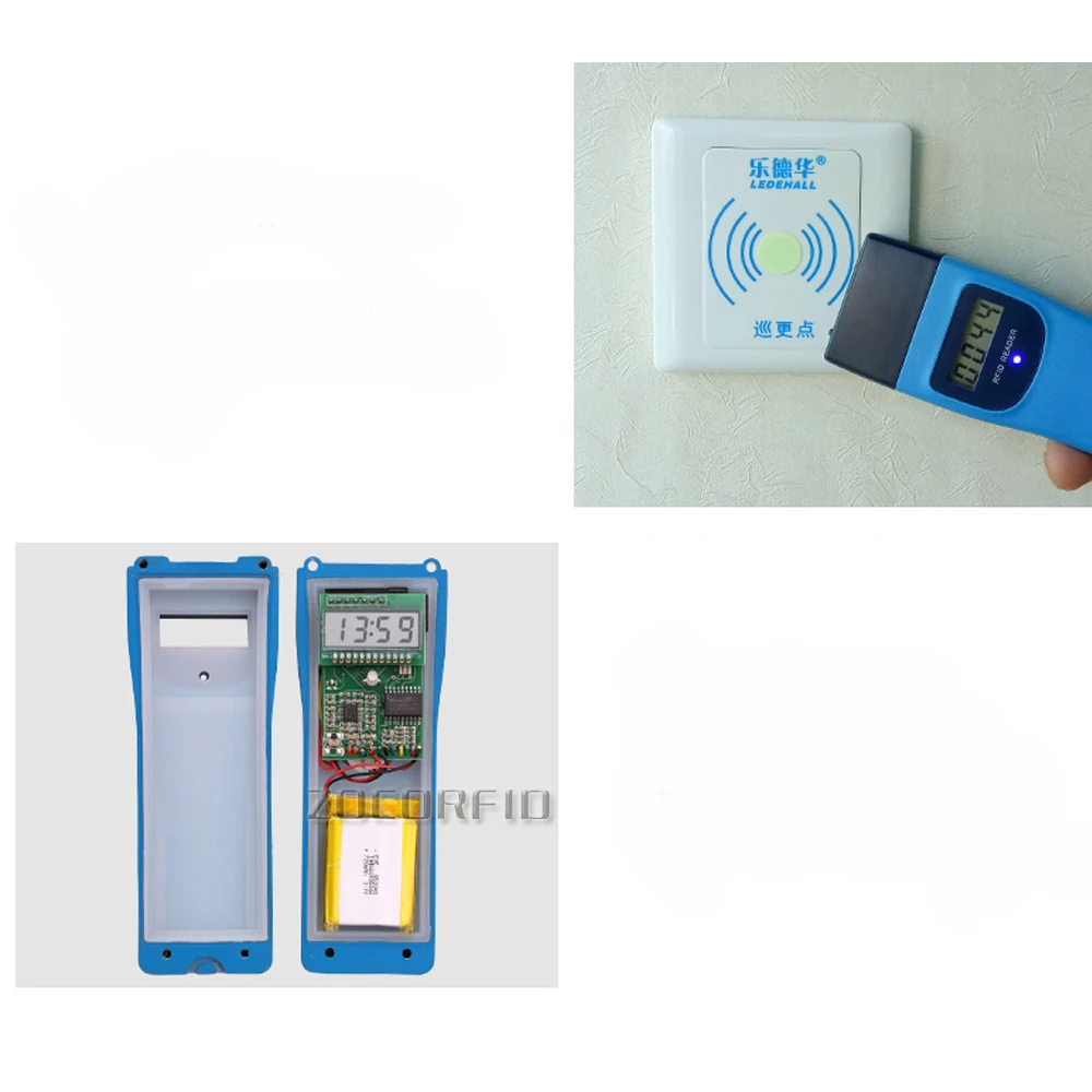 125KHZ RFID Guard Tour System Guard Patrol Management Reader
