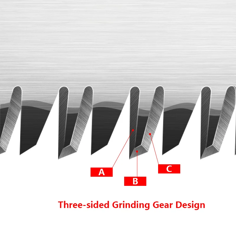 150mm Wood Saw SK5 Steel 3-Edge Tooth 17 TPI Japanese Saw Flush Cut Trim for Woodworking