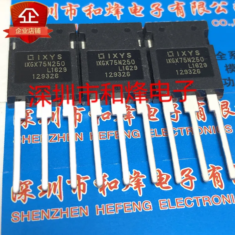 

5 шт.-10 шт. IXGX75N250 TO-247 2500V 75A Новый и оригинальный на складе