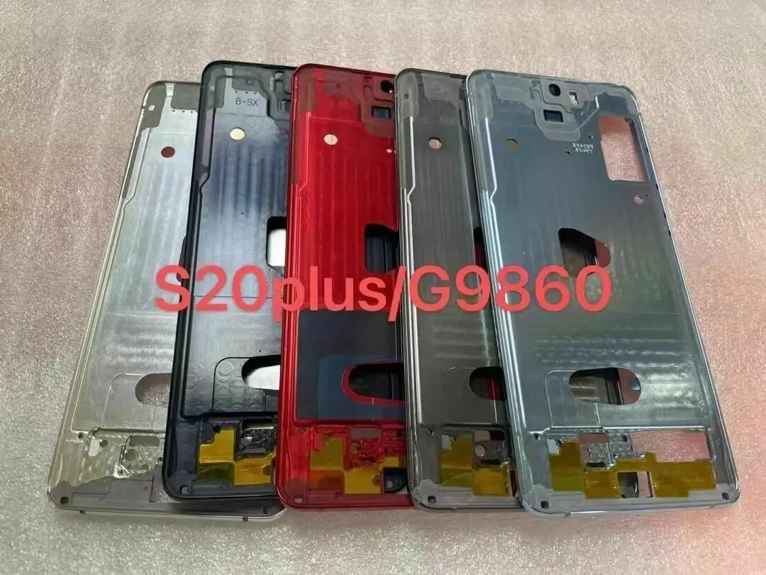 

For Samsung Galaxy S20 G980 G980F S20 Plus G985F S20 Ultra G988 G988F Housing Chassis Bezel Plate Middle Frame With Side Button