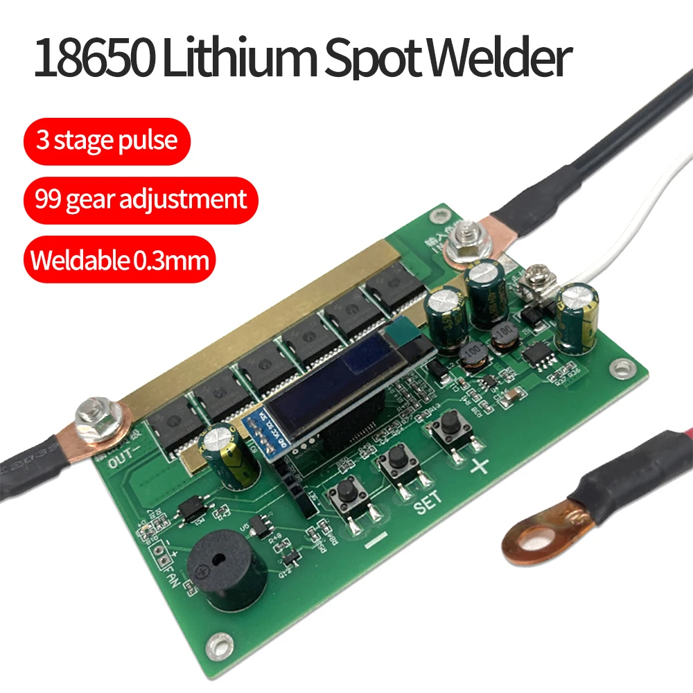6.5V-16V 99 Gear Adjustment 18650 Lithium-ion Spot Welding