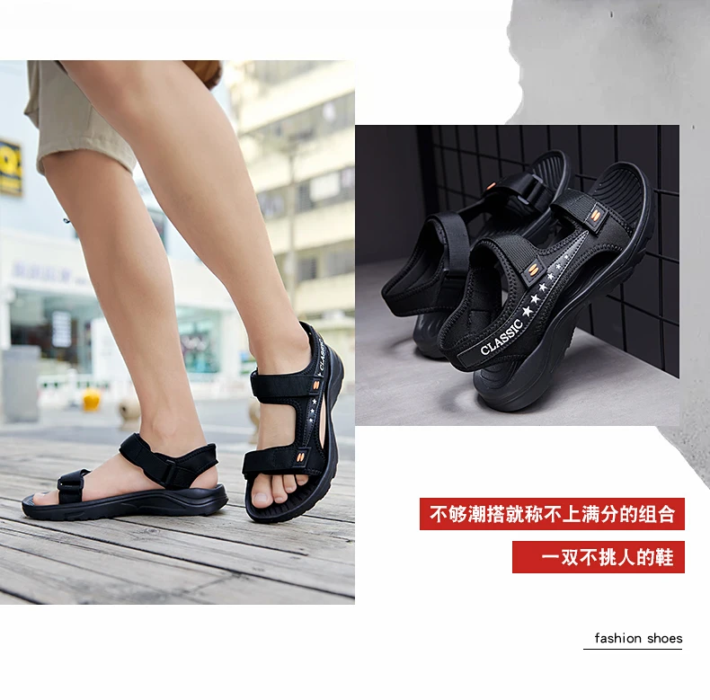 Männer Sandalen Sommer Schuhe Mode Trendy Hausschuhe Größe 39-46 – Detail 6