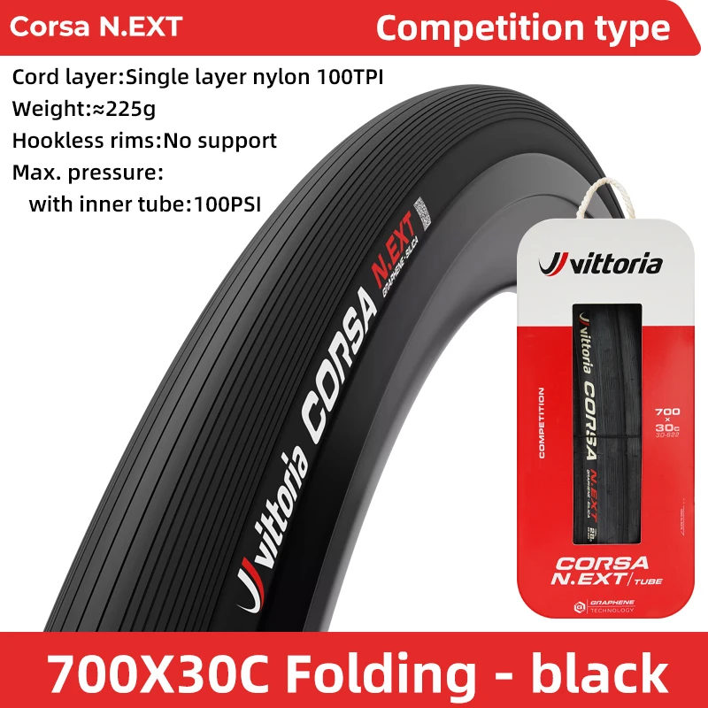 Vittoria Corsa N.EXT Bicycle Tire 700x26/28/29/30C Folding Tyre