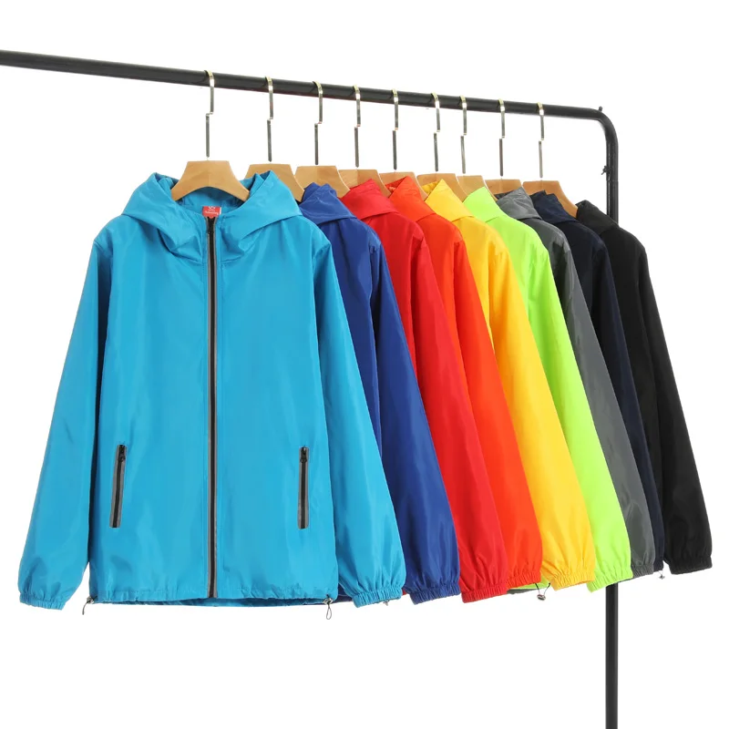 Autumn New Sports Casual Windbreaker Printed Windproof Breathable Comfortable Coat Personalized Embroidery