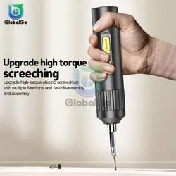 Portable Cordless Electric Screwdriver Li-ion Battery Rechargeable Mini Drill 3.6V Power Tools Set Household Maintenance Repair