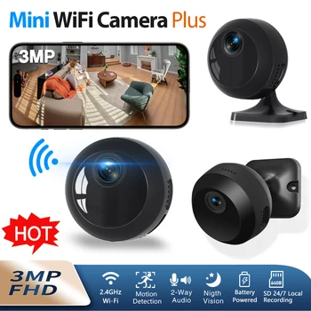 1080P HD security camera Indoor/outdoor surveillance camera,Motion detection,USB charging,Easy installation,Nanny monitoring 2