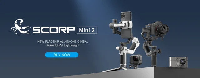 FeiyuTech SCORP Mini 2 Kit 3-Axisハンドヘルドミラーレスカメラ 