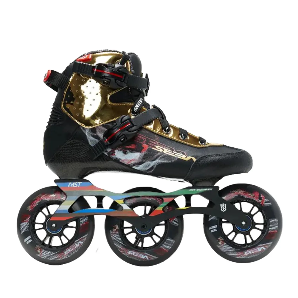 

100% Original SEBA The King Skates Carbon Fiber Inline Roller Skates 3*100mm Wheels Roller Skating Shoes Speed Racing Patines