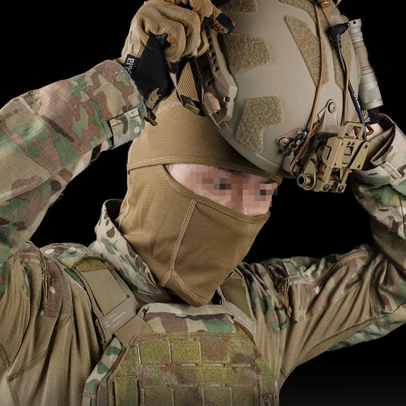Balaclava Hat Tactical Scarf Face Mask Scarf Riding Mask Tactical Balaclava Headgear for Motorcycle Cycling Paintball